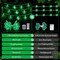 St Patricks Day Decorations Green Christmas Lights with 40 Led 3D Shamrocks, Battery Operated Lucky Clover Lights with Remote Control for Indoor Outdoor Home Garden Golf Cart St. Patrick's Day Decor